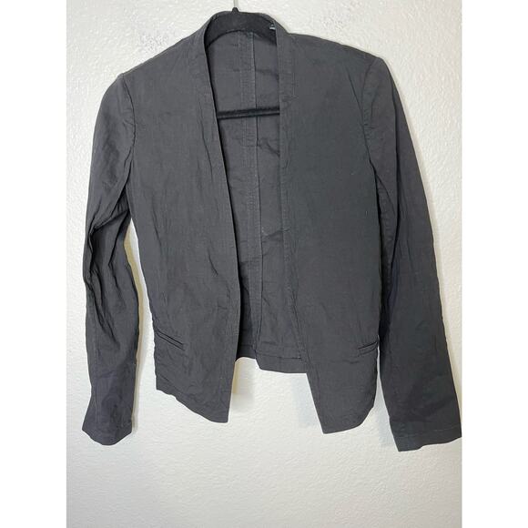 Theory Clean Blazer in Eco Crunch Wash 2 - Picture 4 of 12